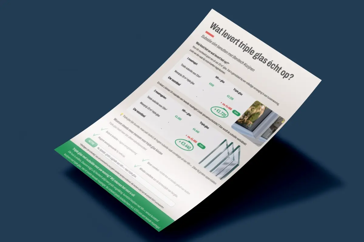 folder voorbeeldberekening subsidie glas